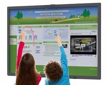 Lavagna Interactive eboard YASHI EDUCATIONAL - Permette l'utilizzo sia di dispositivi non attivi (puntatori e penne) sia delle