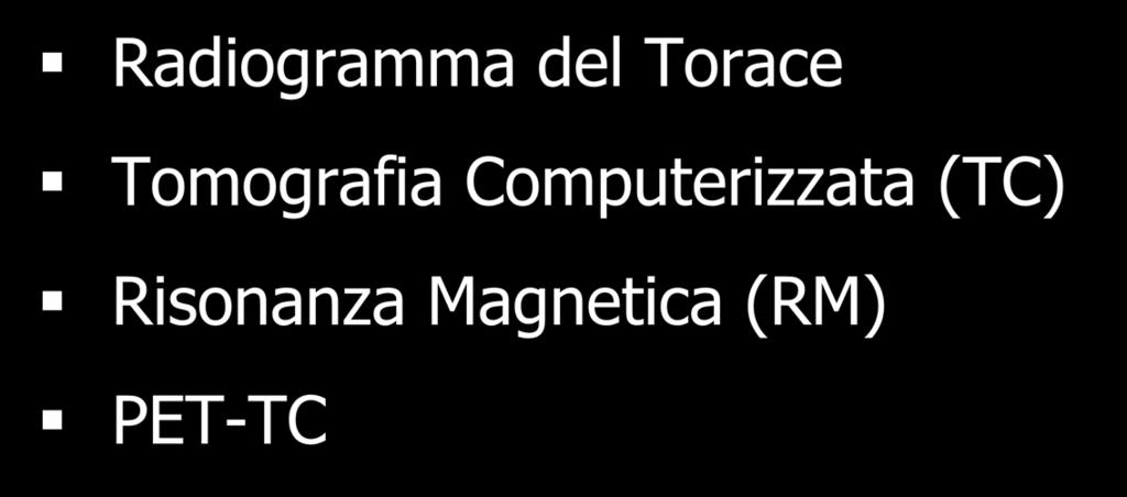 Radiogramma del Torace Tomografia