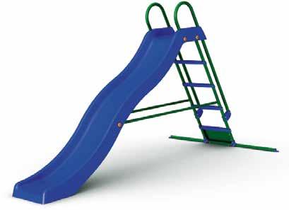 Cicala Scivolo a onda dotato di scaletta in metallo. Portata max 50 Kg Per bambini a partire dai 3 anni. Wave slide with metal ladder.