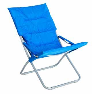 Relax chair Sedia imbottita multiposizione con poggiapiedi pieghevole.telaio tubolare in acciaio colore nero Ø 22/18/13 mm.