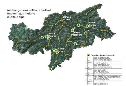 Situazione in Sud Tirolo 12 STAZIONI DI