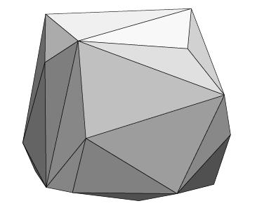 Poliedri In IR3 un poliedro semplice e denito da un insieme finito di poligoni (facce) tali che ciascuno