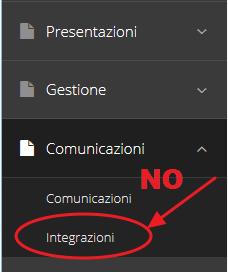 Visualizzato l elenco delle domande di pagamento, aprite il menù Azioni della domanda di pagamento per la quale vi sono state richieste le integrazioni e cliccare sulla voce Integrazioni.