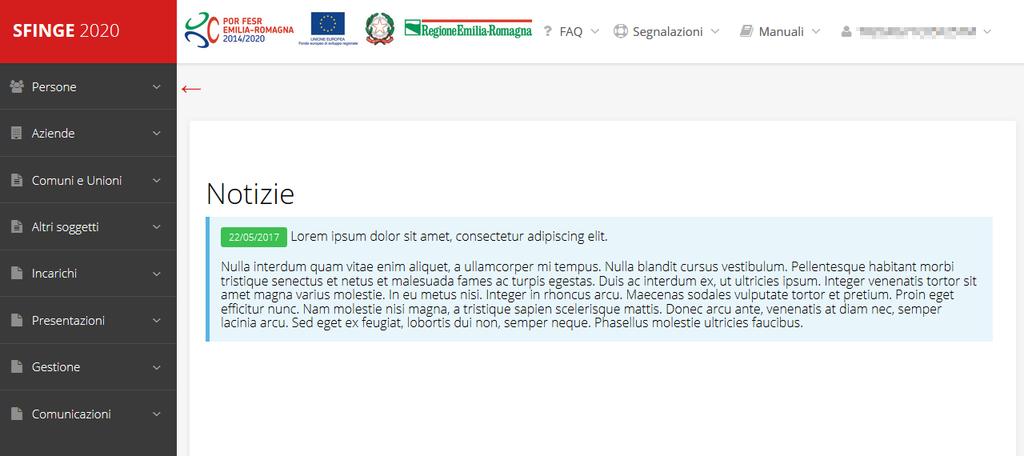 Manuale per richiesta di variazione progetto: che tratta ed approfondisce la procedura telematica che un beneficiario deve seguire per presentare una richiesta di variazione ad un proprio progetto