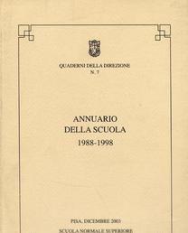 Scaricare Annuario della Scuola normale superiore. Anni 1988-1998 SCARICARE ISBN: 8883814290 Formati: PDF Peso: 18.