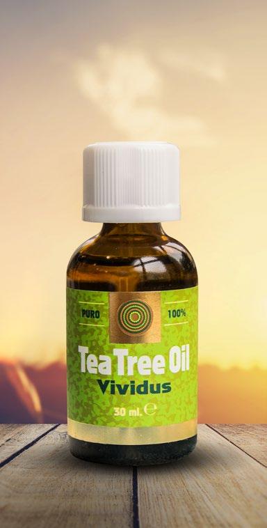 PERCHÉ VIVIDUS COMPETENZA Da oltre 20 anni Vividus ha legato il suo nome al Tea Tree Oil australiano.