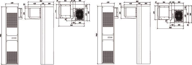 - Unitè réfrigérante pour la mini-chambre H 216/220 cm Unità refrigerante per