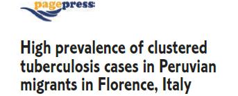 Incidenza di TB nella popolazione Peruviana di Firenze nel periodo 2001-2010 138 casi notificati Incremento progressivo dal 2001 (11 casi) al 2009 (47 casi) Incidenza variabile