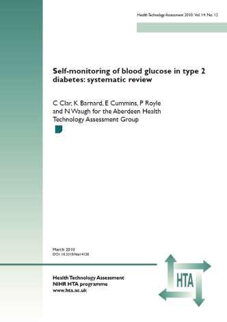 Self-monitoring of blood glucose in type 2 diabetes: systematic review.