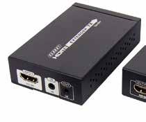 ESTENSORI HDMI ESTENSORE DI SEGNALE HDMI Su cavo Ethernet 70m HDBaseT TM con ripetitore di telecomando Kit con trasmettitore e ricevitore, amplifica il segnale HDMI fino a una distanza massima di 70m