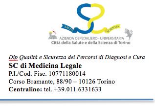 Prof. G. Di Vella Prof. C. Robino Dr. M. Bertoni Dr. D. Santovito Dr.ssa L. Tattoli Dr.ssa M.