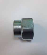 FITTINGS IN GALVANIZED STEEL EN 087 MADE IN ITALY 33 type A 44006 44008 440 44015 44020 44025 1/8 1/4 0 0,55 0,83 1,74 CALOTTA ESAGONALE CAP type 240 A 44240006 44240006 44240008 4424006 4424008