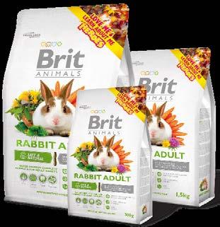 Rabbit Junior Complete Proteine 16% / Grassi 3% Cibo completo Super Premium per conigli giovani (4-20 settimane).
