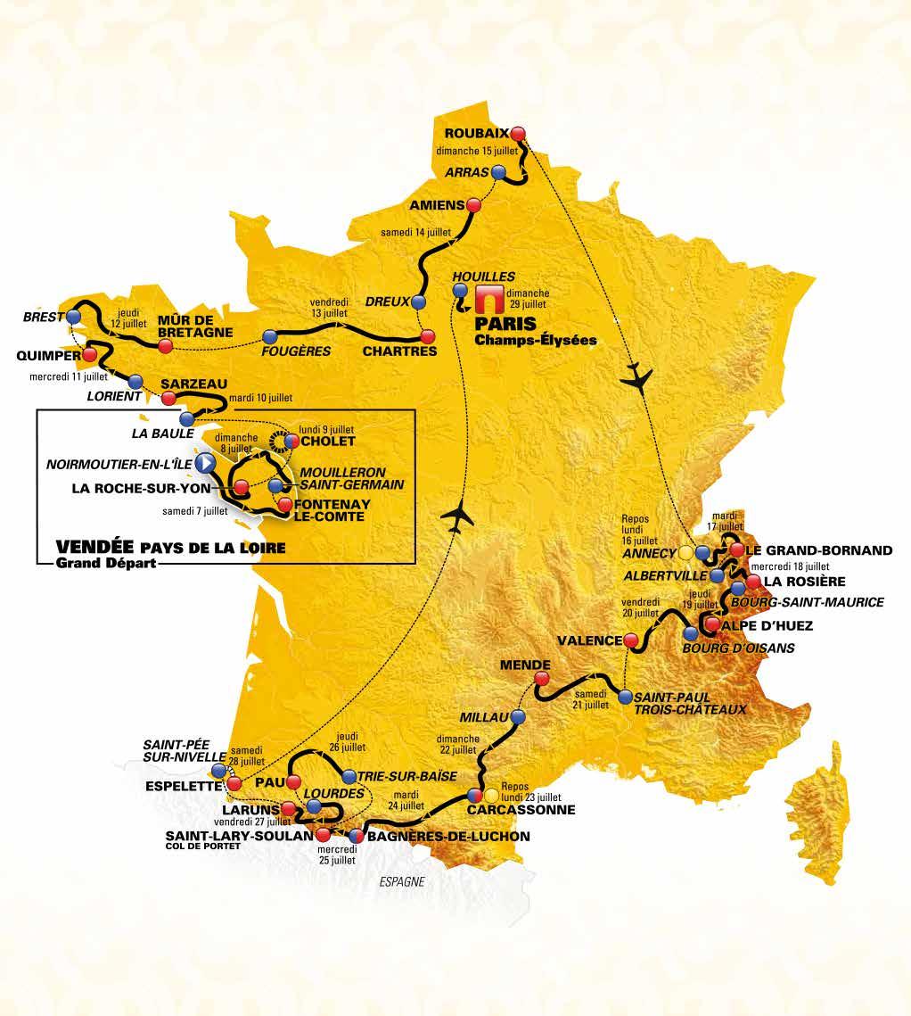 Tour de France 2018 105 edizione 21 tappe a i protagonisti Chris Froome