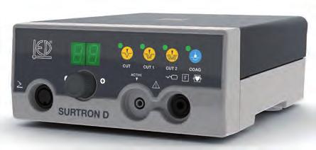 LED SURTRON Elettrobisturi per chirurgia monopolare SURTRON 50D/80D è un elettrobisturi elettronico ad alta frequenza adatto per piccola chirurgia monopolare.