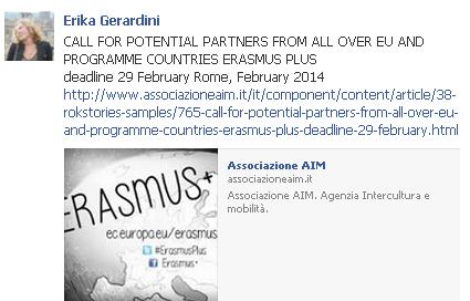 Erasmus+: un esempio di