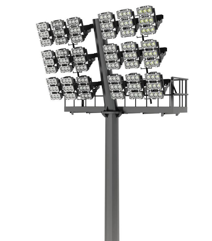 EC has developed SPOT optics, engineered for sport facilities lighting.
