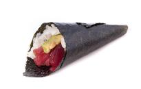 00 (cono di alga nori con riso, salmone, avocado, sesamo) Maguro 33