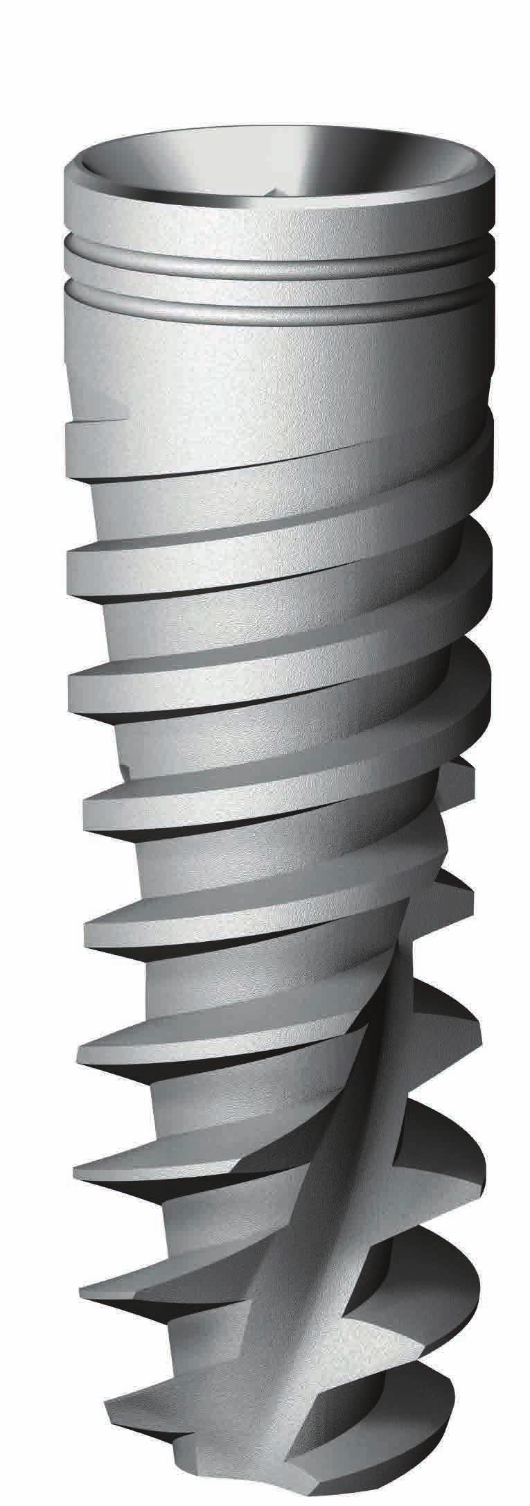 inserzione Alta stabilità primaria Osteocondensante Autoperforante Autofilettante PARTE APICALE Spire ampie e