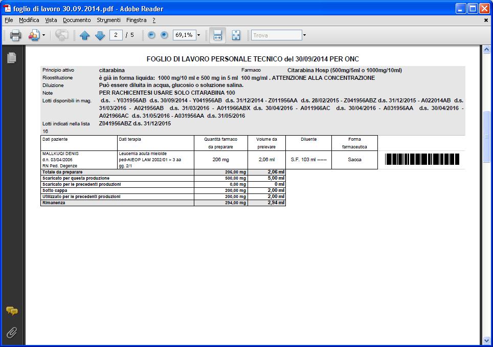 Problematiche (3) Integrazione informazioni per i tecnici Indicazione su foglio di lavoro del tecnico del