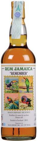 Ru m Guyana 45 Jamaica 45 Barbados 45 Trinidad 45 Rum Vigia Gran Reserva 18 anni 40 Ru m Gu ya n a - 45 Al naso: mimosa, mou e castagna arrosto.