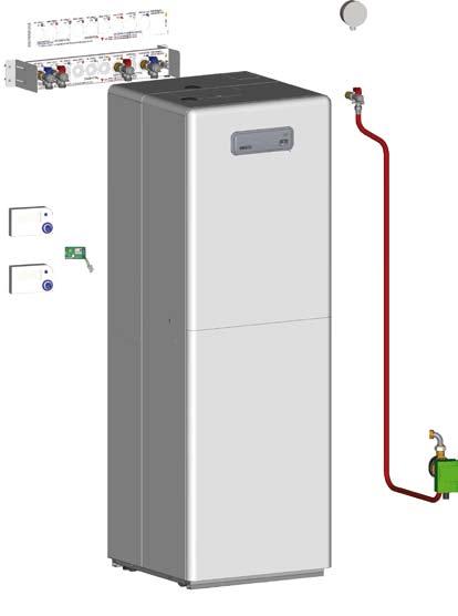 Esempio di configurazione Top Bimetal Condens con kit raccordi, kit ricircolo, comando remoto e sonda esterna * 1 5 5 2 b b 2 a a 4 * Kit rubinetti 2 (2 zone) Kit rubinetti ( zone) TOP Bimetal