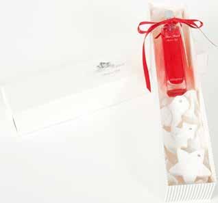 Boîte cadeau - Gift box Diffusore a bastoncino 50 ml + Gessi con glitter (albero, pupazzo, stella)
