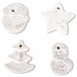 diffuser 50 ml + plasters and glitter (tree, snowman, star) 279K Gessetti medi con glitter