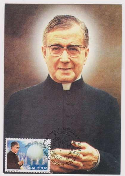 Padre Josemaria Escrivà Centenario della nascita