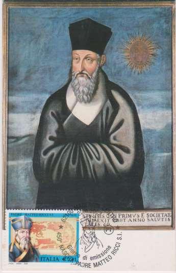 Padre Matteo Ricci Gesuita, matematico, sinologo missionario in