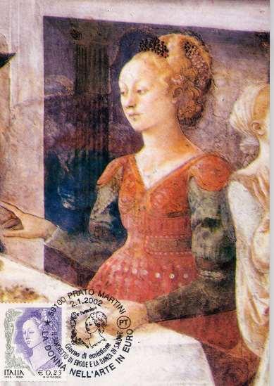 La Donna nell Arte Ritratto di Donne di Filippino Lippi Il Banchetto