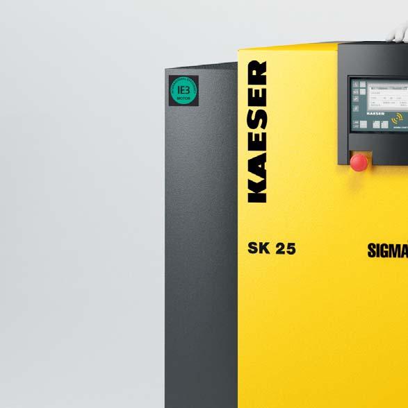 Serie SK Silenzioso e potente, Oggi gli utenti si aspettano anche dai piccoli compressori elevata fl essibilità ed effi cienza.