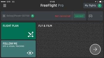 Nota : La calibrazione può anche essere lanciata dall applicazione FreeFlight Pro.