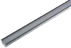 DEL 1 Profilo in alluminio piatto ad incasso - SMD Aluminum linear lighting profile - SMD s IP40 00 01 10 06 Cod. 338-01 Finitura. Finishing Colore. colour Focale.