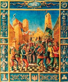 Una sfida dalle origini antiche Nel 1250 i Terzieri vengono nominati per la prima volta nell atto di sottomissione a Perugia quando, dopo un breve intervallo di autonomia e libertà dovuto alla