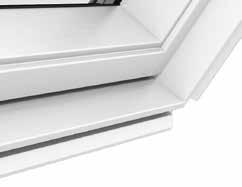 La NUOVA finestra per tetti in legno bianco è la soluzione ideale.