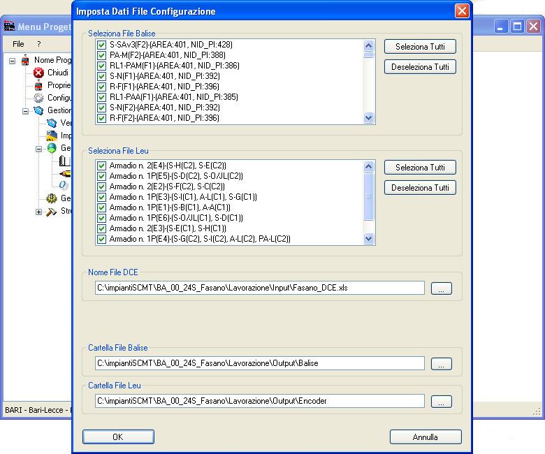 SCMT: stato dell arte Processo Applicativo STRUMENTI Per le attività di progettazione e generazione dei file di configurazione è stato sviluppato un «Tool» proprietario di RFI al fine di supportare i