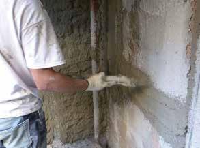 CAPPOTTO TERMOINTONACO EPS Intonaco cementizio termocoibente per interni ed esterni EN 998-1 GP-CSIV-W2 COMPOSIZIONE TERMOINTONACO EPS è una malta secca composta da cemento grigio Portland, perle in
