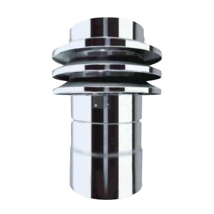 360544080 Terminale eolico monoparete Revolving terminal single wall in stainless steel Ø 80 100 110 120 130