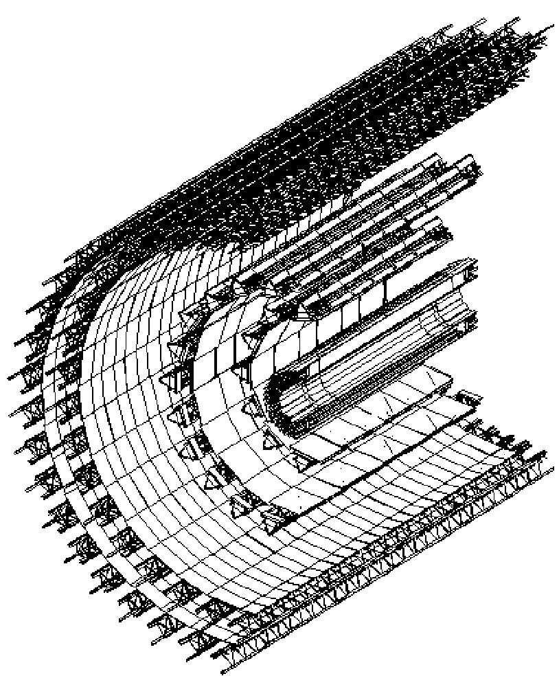 Un esempio di sistema In un tipico sistema si devono leggere centinaia di rivelatori disposti su più piani.