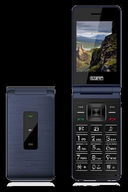 SELECT Cellulare Feature Phone GSM Quad Band Grande display 3 a colori Design raffinato