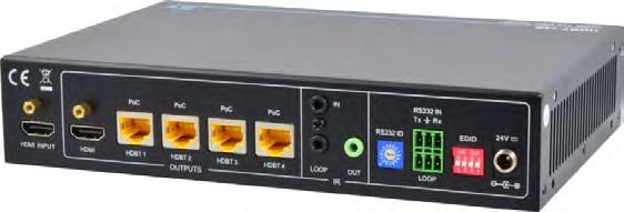 infrarossi, in Rs232 o Autoswitch. 4 x 4K UHD HDMI 2.0 inputs. Gestione EDID, HDCP 1.4 compliant.