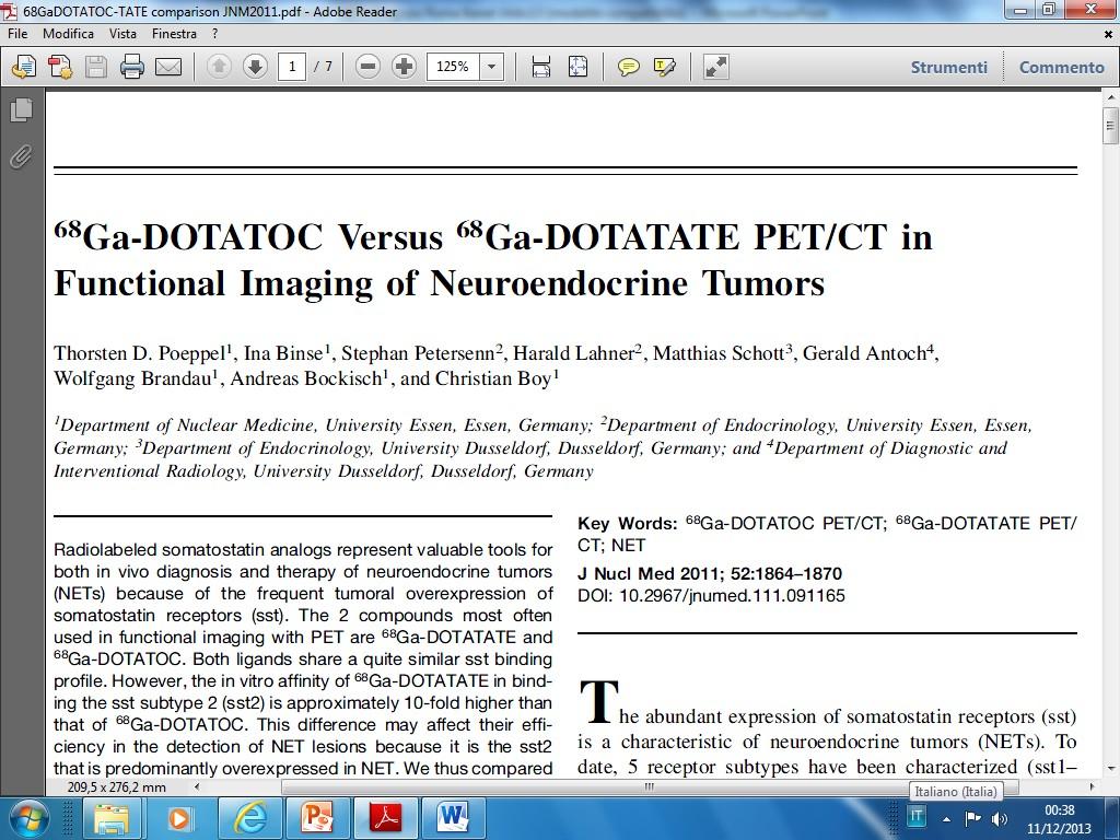 CONCLUSION 68Ga-DOTATOC and