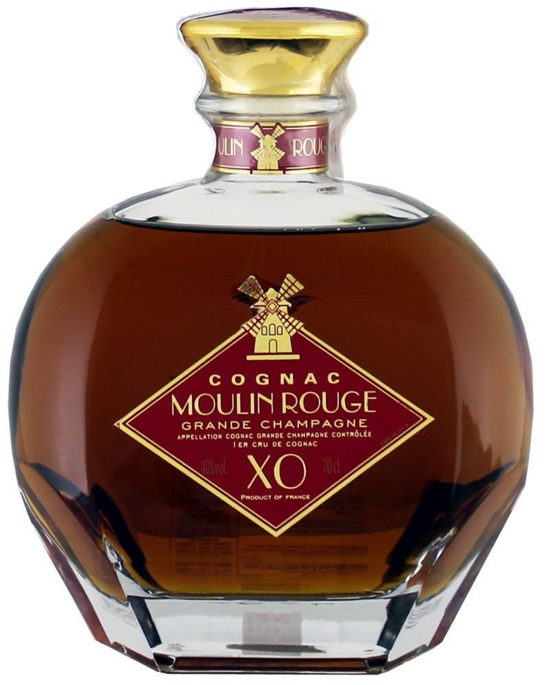 COGNAC XO MOULIN ROUGE Ambra Meravigliosi aromi di vaniglia, confettura di arance, pere, mela cotogna, agrumi e frutti esotici Al