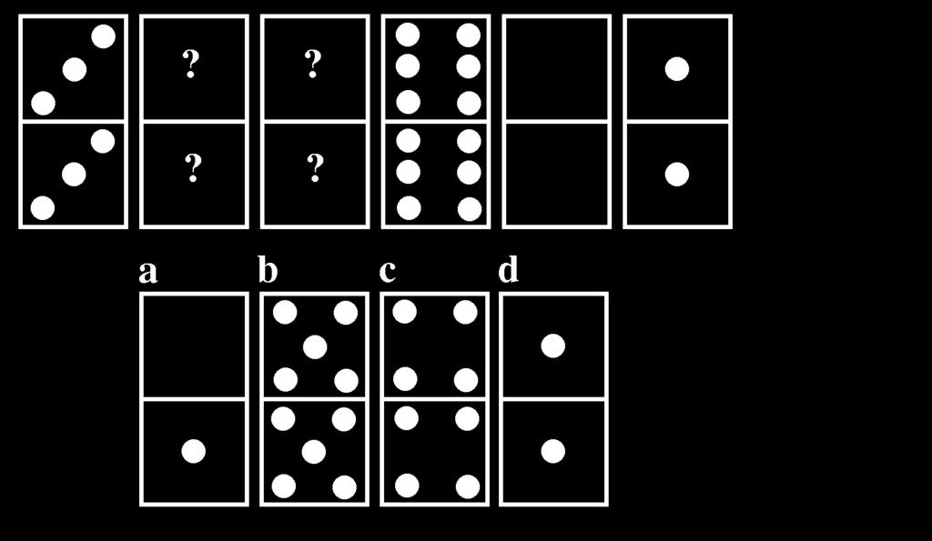 c) Il «?» con il numero 8 e il «??» con il numero 2. d) Il «?» con il numero 10