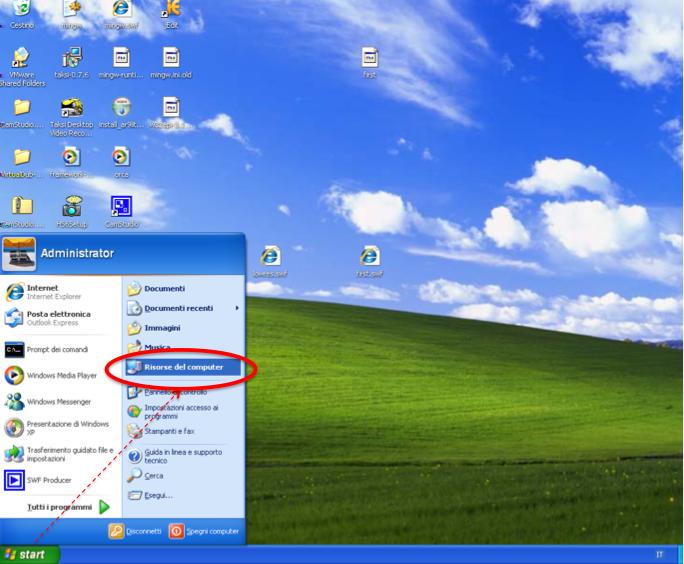 Windows XP: Accesso al File System Tramite GUI In Windows XP l accesso alle informazioni su memoria di massa è