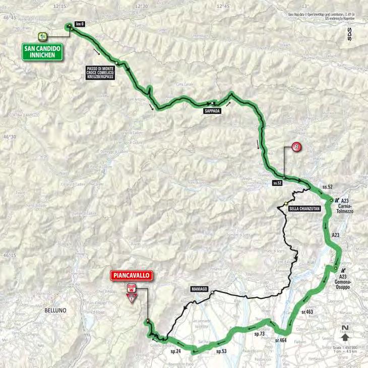 Tappa / Étape / Stage 19 San Candido/Innichen-Piancavallo 26.05.