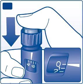 Faccia attenzione a premere soltanto il pulsante d iniezione. Ruotando il selettore della dose non inietterà insulina.