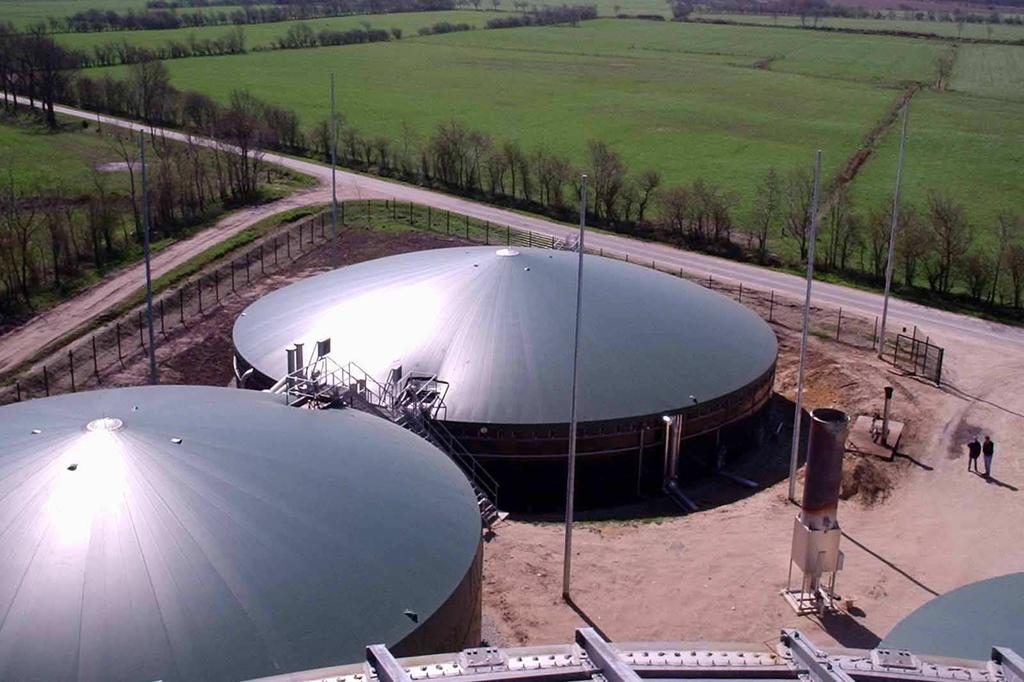 Impianto Biogas LPS esterno con pali componibili di captazione Palo componibile Fonte.