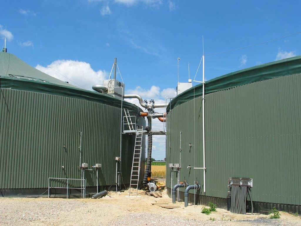 Impianto Biogas LPS esterno isolato con DEHNiso 2012 DEHN + SÖHNE /
